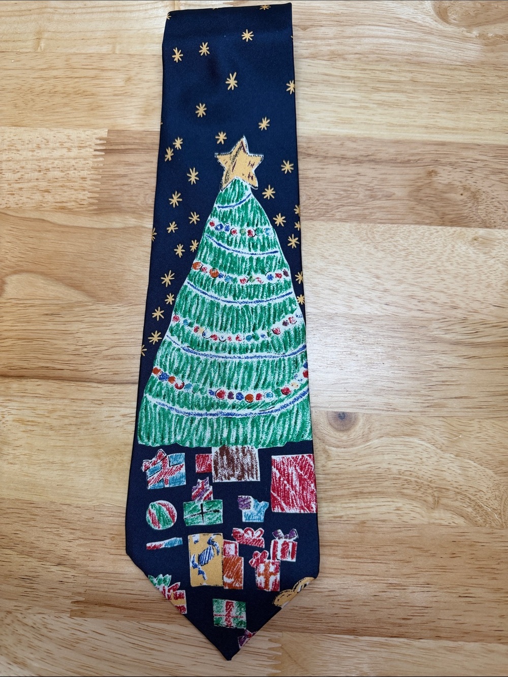 Men's Holiday Christmas Tree Tie